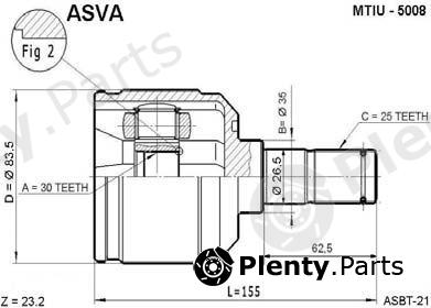  ASVA part MTIU5008 Replacement part