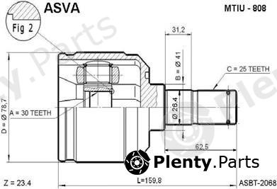  ASVA part MTIU-808 (MTIU808) Replacement part