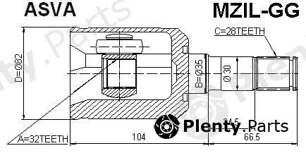  ASVA part MZILGG Replacement part