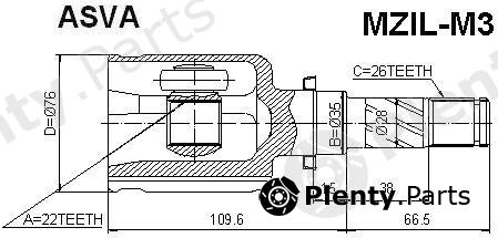  ASVA part MZILM3 Replacement part