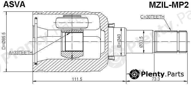  ASVA part MZILMP2 Replacement part