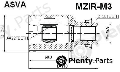  ASVA part MZIRM3 Replacement part