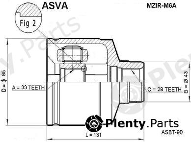  ASVA part MZIRM6A Replacement part