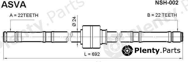  ASVA part NSH002 Replacement part