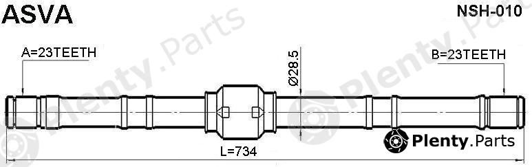  ASVA part NSH-010 (NSH010) Replacement part