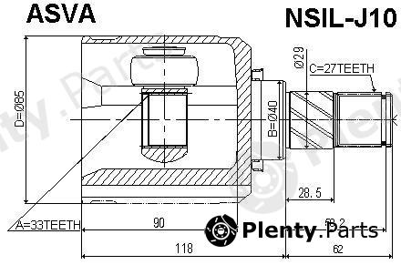  ASVA part NSILJ10 Replacement part