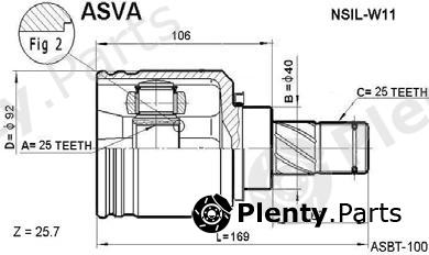  ASVA part NSILW11 Replacement part