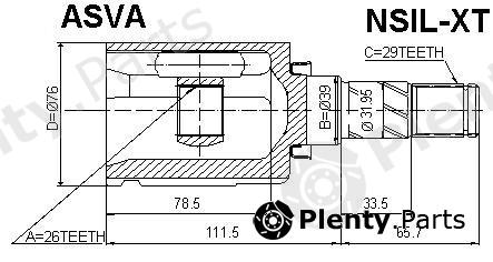  ASVA part NSIL-XT (NSILXT) Replacement part