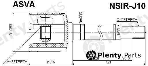  ASVA part NSIRJ10 Replacement part