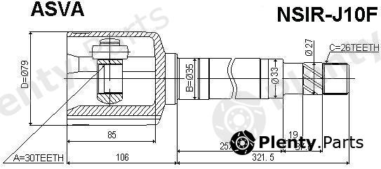  ASVA part NSIRJ10F Replacement part