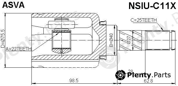  ASVA part NSIU-C11X (NSIUC11X) Replacement part