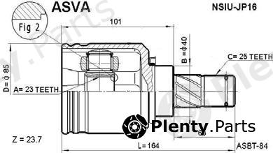  ASVA part NSIUJP16 Replacement part