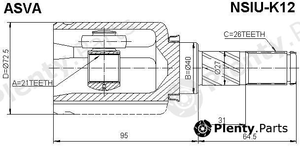  ASVA part NSIUK12 Replacement part