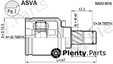  ASVA part NSIUN16 Replacement part