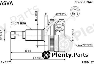  ASVA part NSSKLRA46 Replacement part