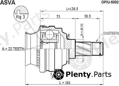  ASVA part OPIU5002 Replacement part