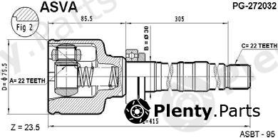  ASVA part PG272032 Replacement part