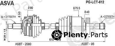  ASVA part PGLCT612 Replacement part