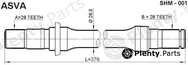  ASVA part SHM-001 (SHM001) Replacement part