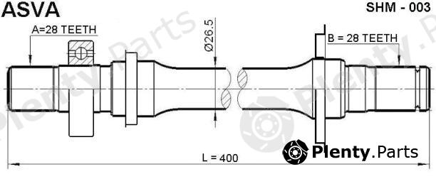  ASVA part SHM003 Replacement part