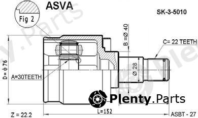  ASVA part SK35010 Replacement part