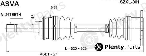  ASVA part SZXL001 Replacement part