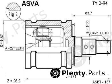  ASVA part TYIDR4 Joint Kit, drive shaft