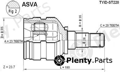  ASVA part TYIDST220 Replacement part