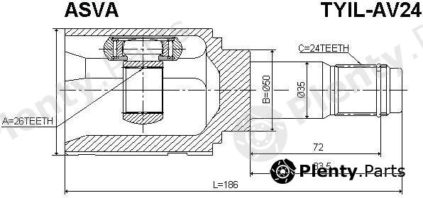  ASVA part TYILAV24 Replacement part