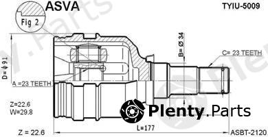  ASVA part TYIU-5009 (TYIU5009) Replacement part