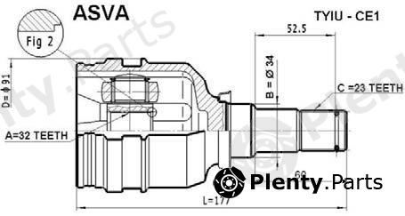  ASVA part TYIUCE1 Replacement part
