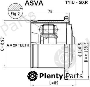  ASVA part TYIUGXR Replacement part