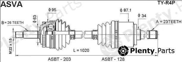  ASVA part TYR4P Replacement part