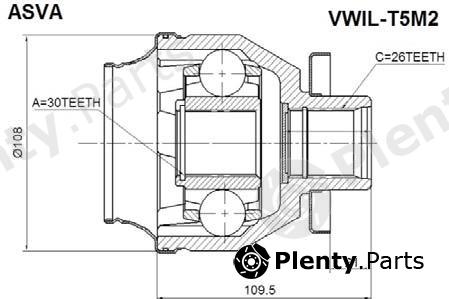  ASVA part VWIL-T5M2 (VWILT5M2) Replacement part