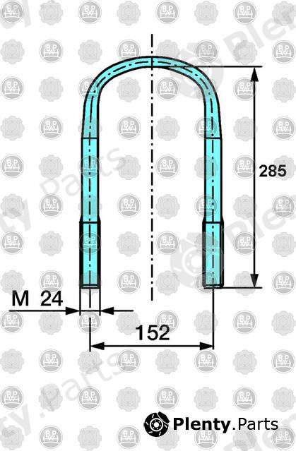 Genuine BPW part 03.138.41.33.4 (0313841334) Replacement part
