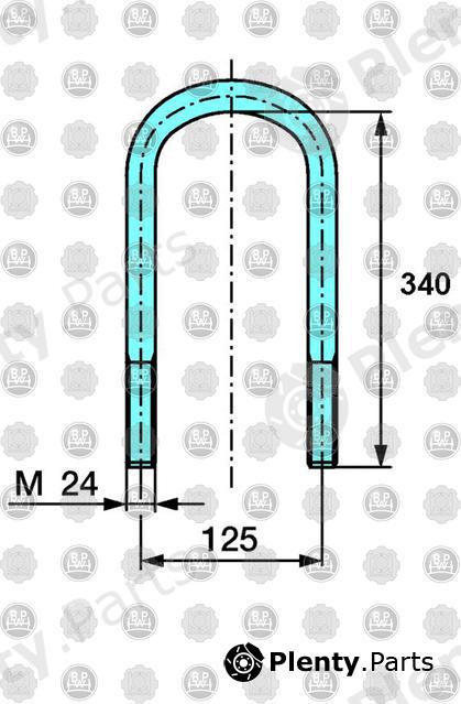 Genuine BPW part 03.138.44.18.4 (0313844184) Replacement part