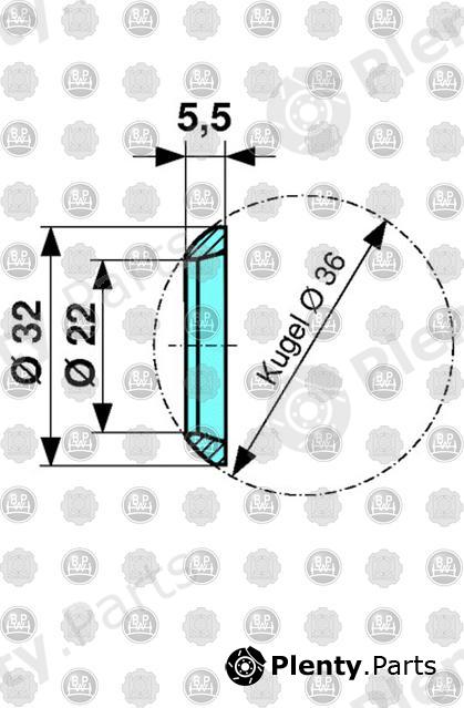 Genuine BPW part 03.310.10.13.0 (0331010130) Replacement part