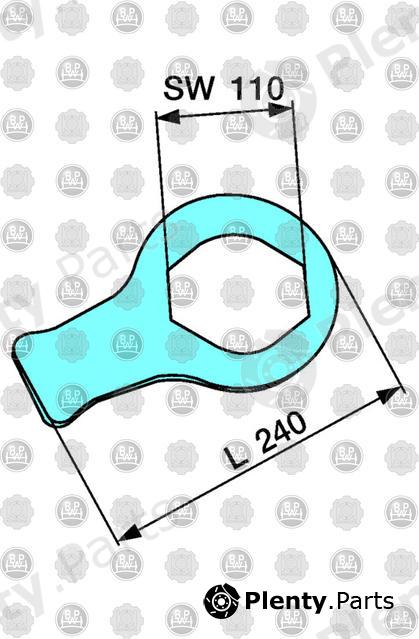 Genuine BPW part 03.339.05.04.0 (0333905040) Replacement part