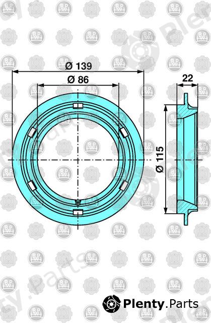 Genuine BPW part 03.370.07.60.0 (0337007600) Replacement part