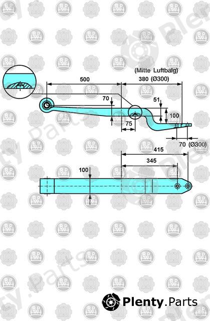 Genuine BPW part 05.082.13.66.0 (0508213660) Replacement part