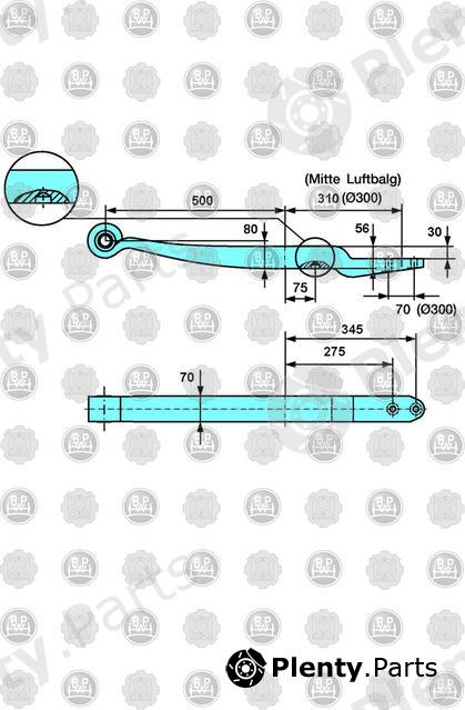Genuine BPW part 05.082.13.90.0 (0508213900) Replacement part