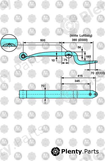 Genuine BPW part 05.082.14.01.0 (0508214010) Replacement part