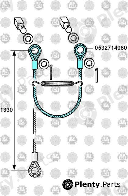 Genuine BPW part 05.327.14.08.0 (0532714080) Replacement part