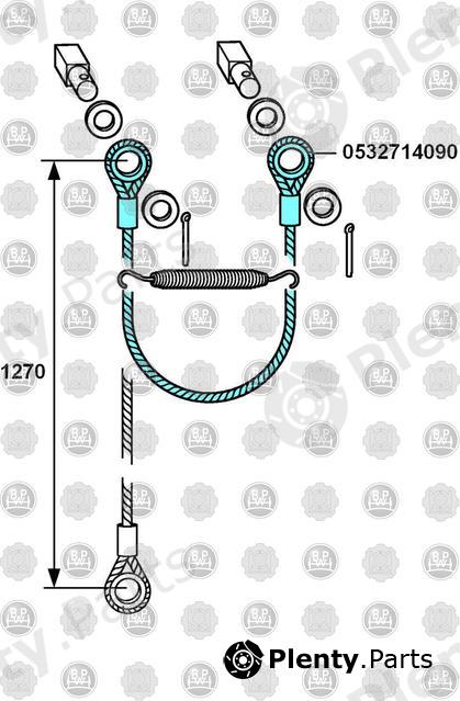 Genuine BPW part 05.327.14.09.0 (0532714090) Replacement part