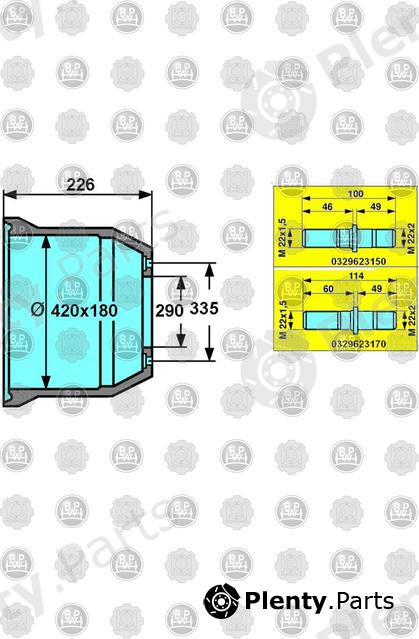 Genuine BPW part 09.109.67.13.0 (0910967130) Replacement part