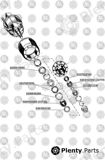 Genuine BPW part 09.801.02.72.0 (0980102720) Replacement part