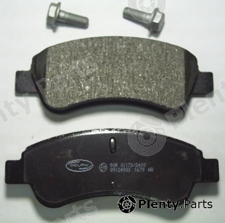  DELPHI part LP1684 Brake Pad Set, disc brake