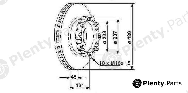  ERREVI part 713461 Replacement part