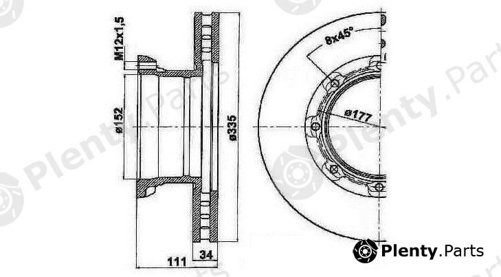  ERREVI part 713666 Replacement part