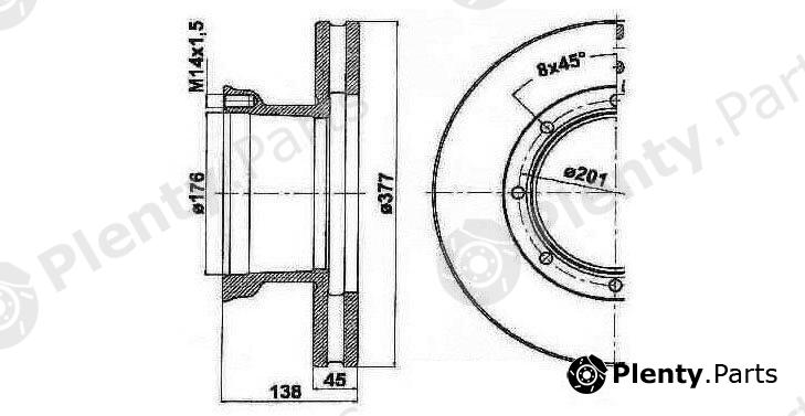  ERREVI part 713668 Replacement part